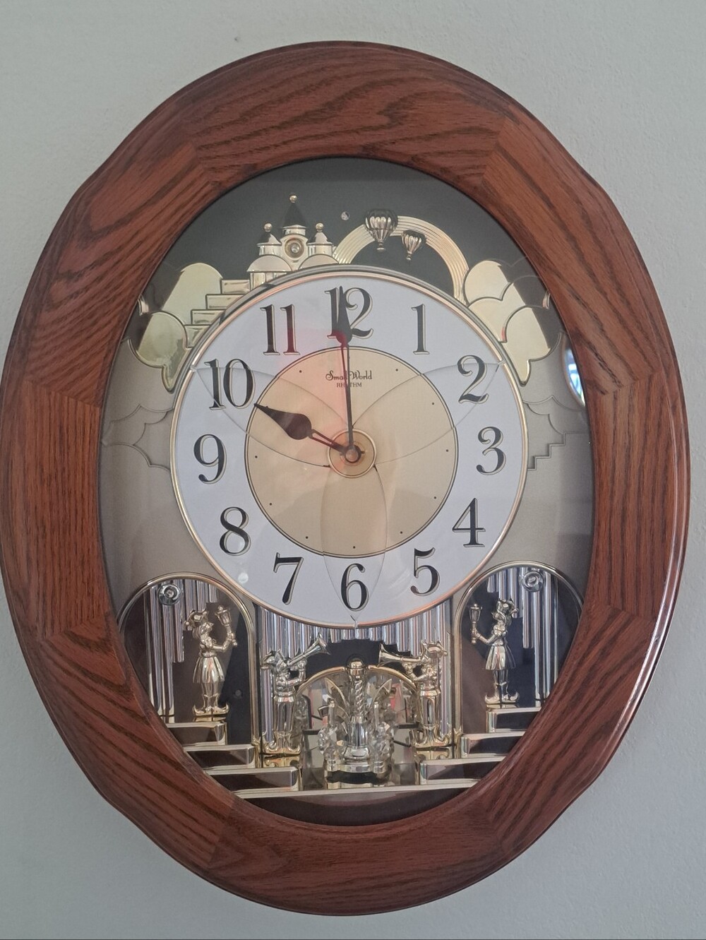 Small World Rhythm Timecracker Clock  Music Motion  Lights